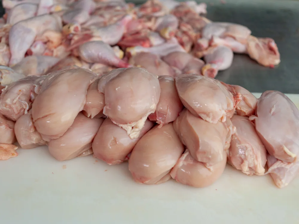 Clean Sanitary Butchery Cutting Board Fresh Poultry Karachi